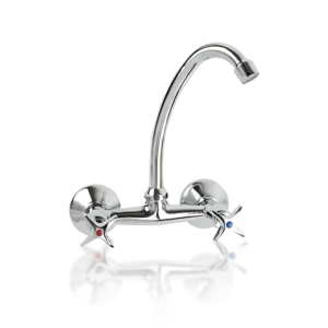 Sink Mixer Wall Type Alpina Silver EZI