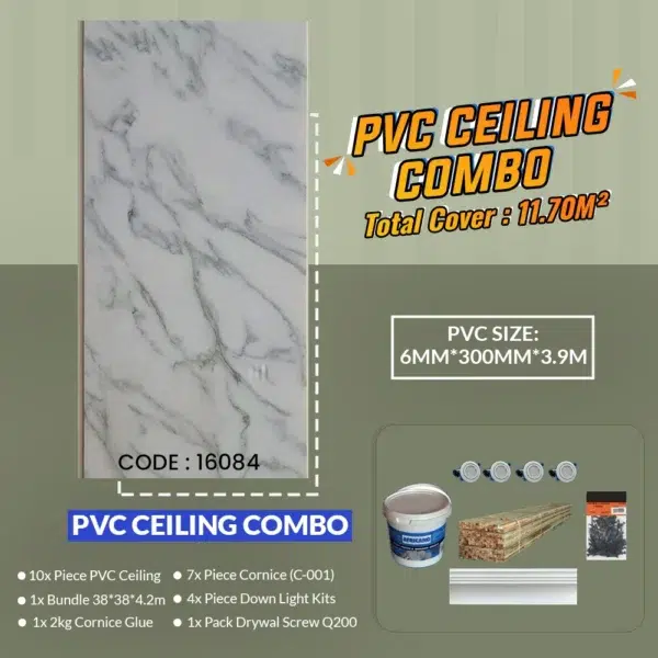 PVC Ceiling Combo | 11.70² | 16084