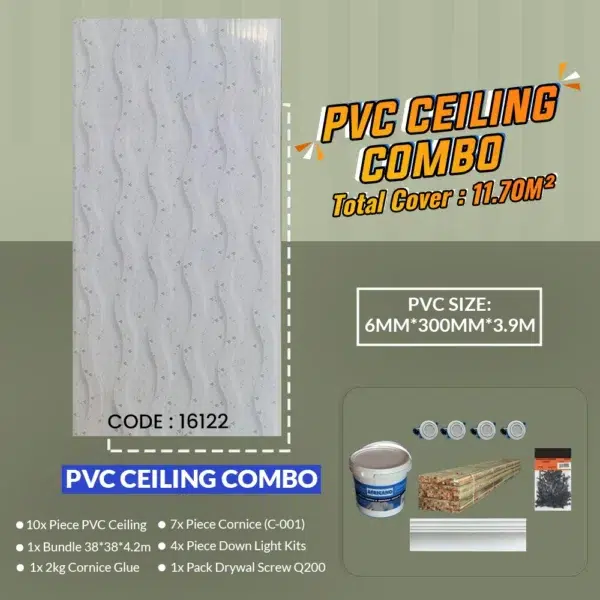 PVC Ceiling Combo | 11.70² | 16122