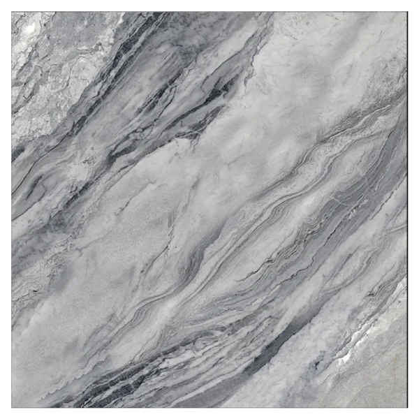 Grey Floor Tiles - Glossy Polished - Porcelain - 600x600mm - A-Grade