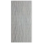 A frosted glass panel with a pattern of vertical, wavy lines in varying widths. The lines are slightly reflective, creating a subtle shimmer effect. It's called PVC Ceiling Panel