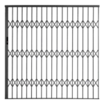 Upgrade your security with a durable expanding security aluminium gate 1.8M x 2.1M. Perfect for homes and businesses. Custom sizes available. Order now for free delivery!