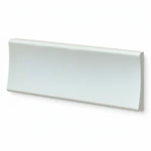 Two geometric shapes: a rounded triangular piece on the left and a rectangular piece on the right, both in light colors. Its Called EPS Plain Cornice 11mmx85mmx2m