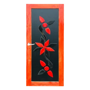 Pine Design Door - Single - Full Door