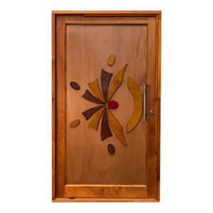 Pine Design Pivot Door – 1.2M X 2.1M - Complete Door.