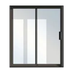 Aluminium 2 Panel Sliding Glass Door 1.8X2.1M