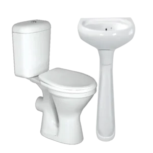 Close Couple And Basin Set 6 Pieces