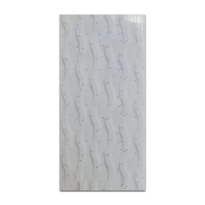 White PVC Ceiling With Wavy Patterns