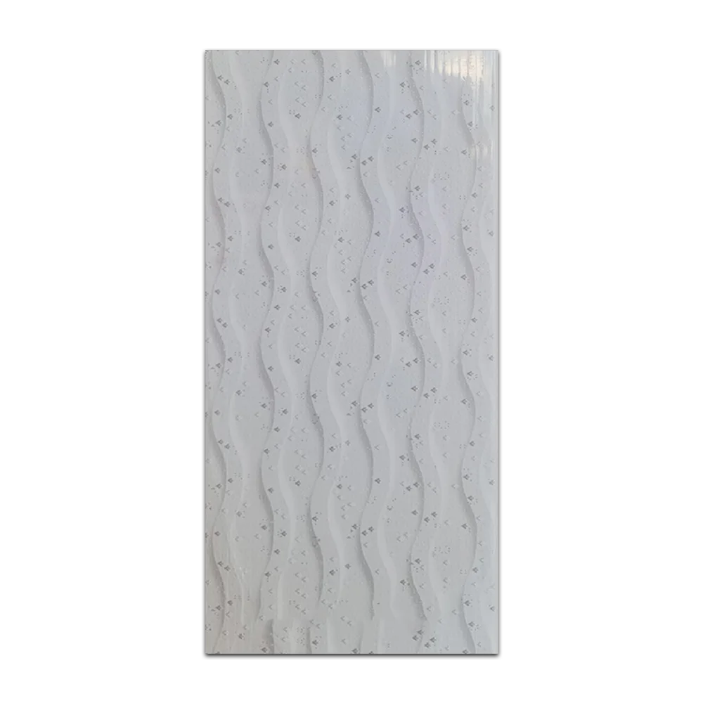 White PVC Ceiling With Wavy Patterns