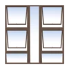 Aluminum Window 1.5M X 1.5M (P4TT1515)