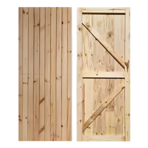 Pine Full Door Open Back