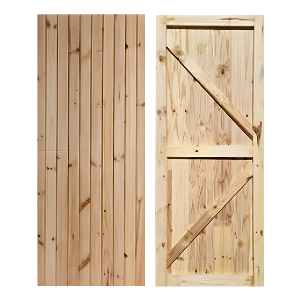 Pine Full Door Open Back