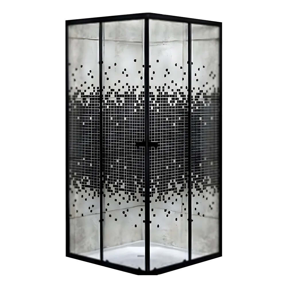 Shower Door Square Corner Entry