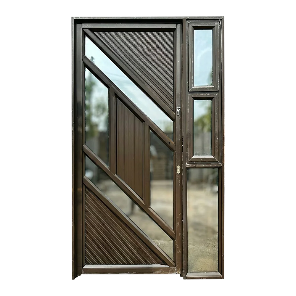 Aluminium Fancy Door with SideLight 1.2Mx2.1M