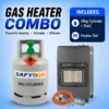 9kg Gas and Cylinder with Heater Set Combo