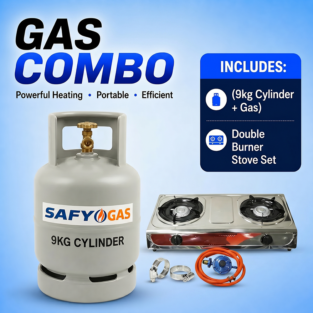 9kg Gas and Cylinder with Stove Set Combo