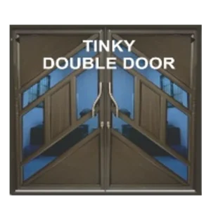 Aluminium Fancy Double Door 1.8M x 2.1M