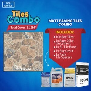 Floor Tiles Combo Matt Ceramic 400x400mm