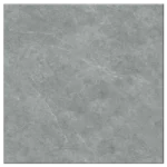 A textured Dark gray surface resembling marble, featuring faint white veining and a subtle, polished finish. Its Called Ceramic Matt Floor Tiles