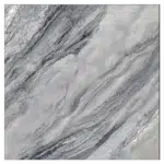 Abstract gray marble with sweeping dark and light veins, creating an elegant, natural stone pattern. Perfect for flooring. Its Called Rock Grey Porcelain Tiles