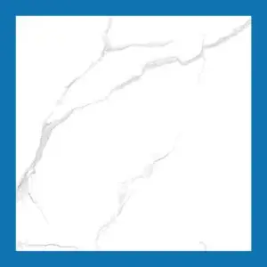 Carrara White Floor Tiles - Glossy Polished - Porcelain - 600x600mm | A-Grade | MSP66045M