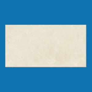 Light beige marble tile with subtle veining, rectangular shape, and a polished surface, ideal for elegant interior design. Its Called Ceramic Polished Wall Tiles