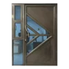 Aluminium fancy Door with Sidelight
