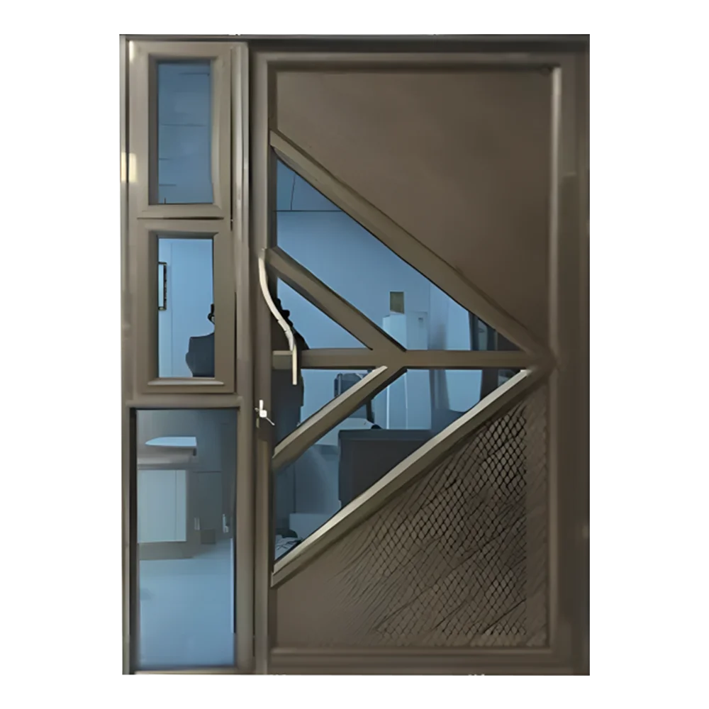 Aluminium fancy Door with Sidelight