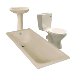 Bathroom Set 7 Pieces Almond