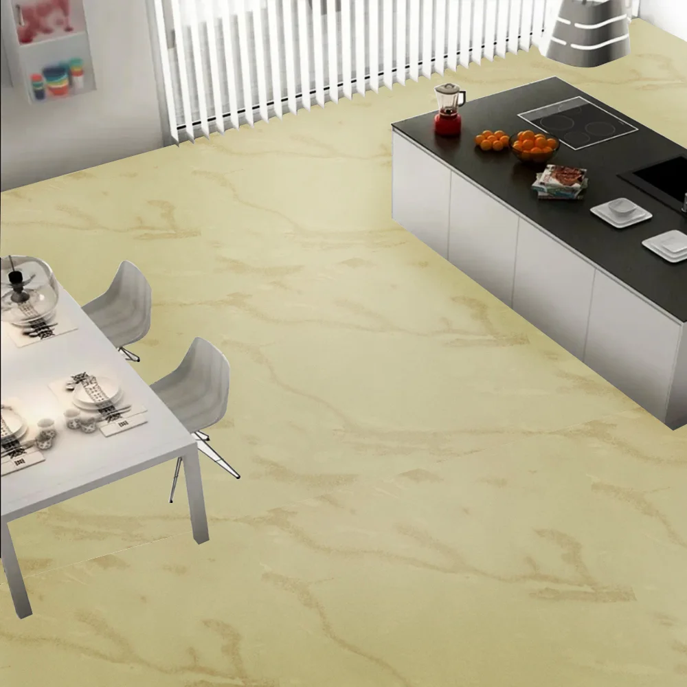 MKT03 Ivory Floor Tiles Glossy Polished Porcelain MKT03