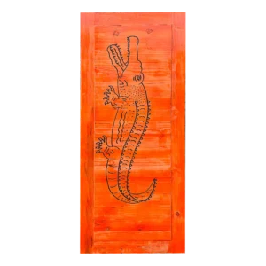 Pine Horizontal Wildlife Door - Single Full Door.