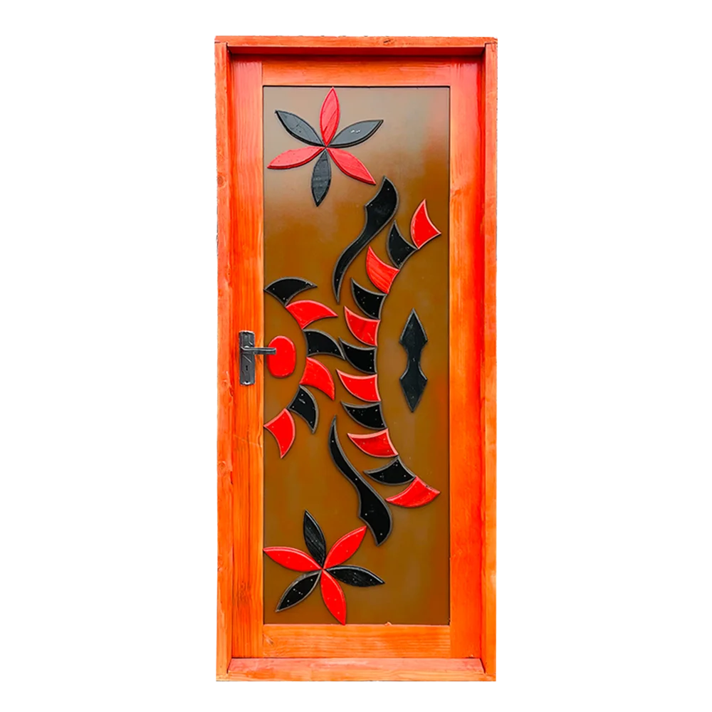 Pine Design Complete Single Full Door