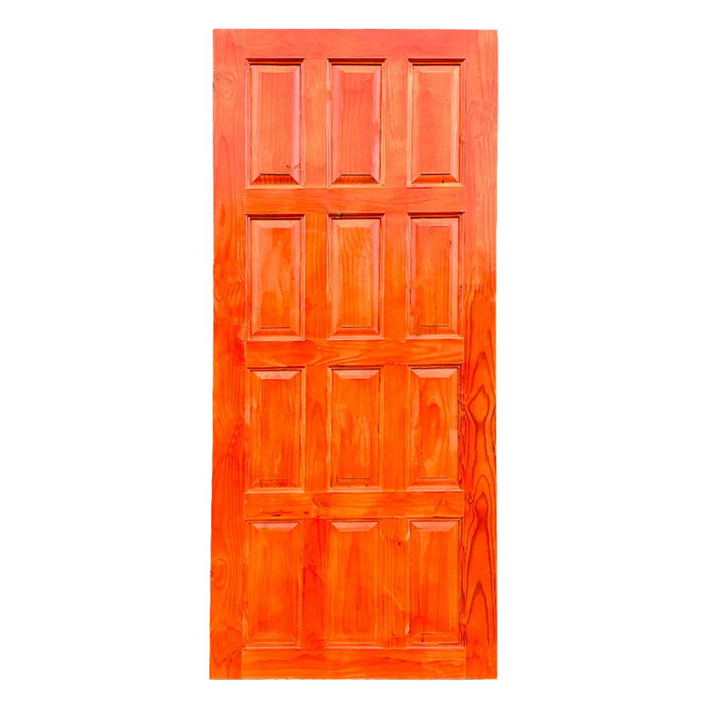 Pine Solid Door - 12Panel - Single Full Door.