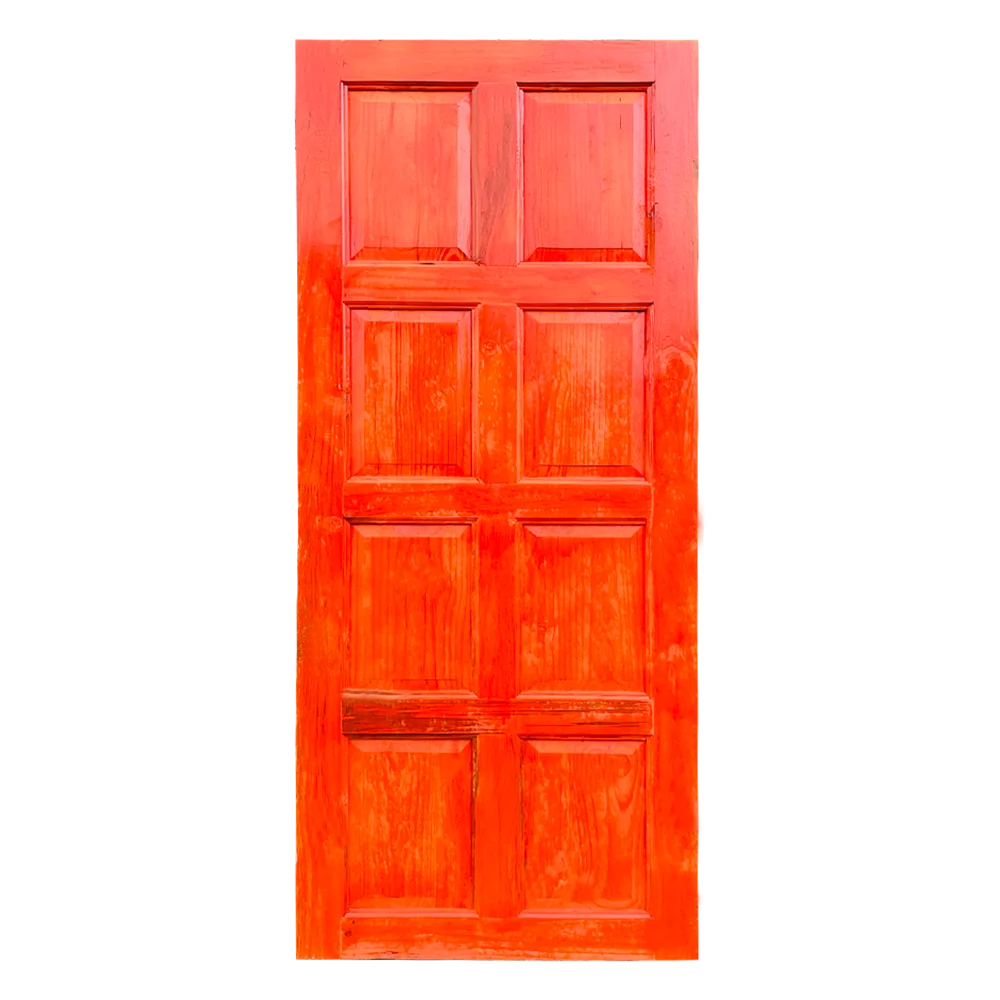 pine Solid 8-Panel Single Full Door