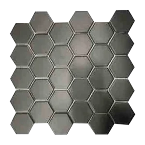 Premium Mosaic Hexagon Black Tiles – 282×271MM