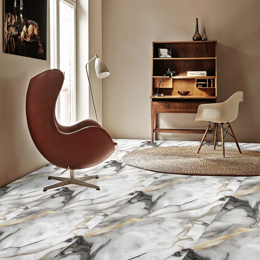 Carrara Dark Mist Grey Porcelain Tile 600x600mm A-Grade