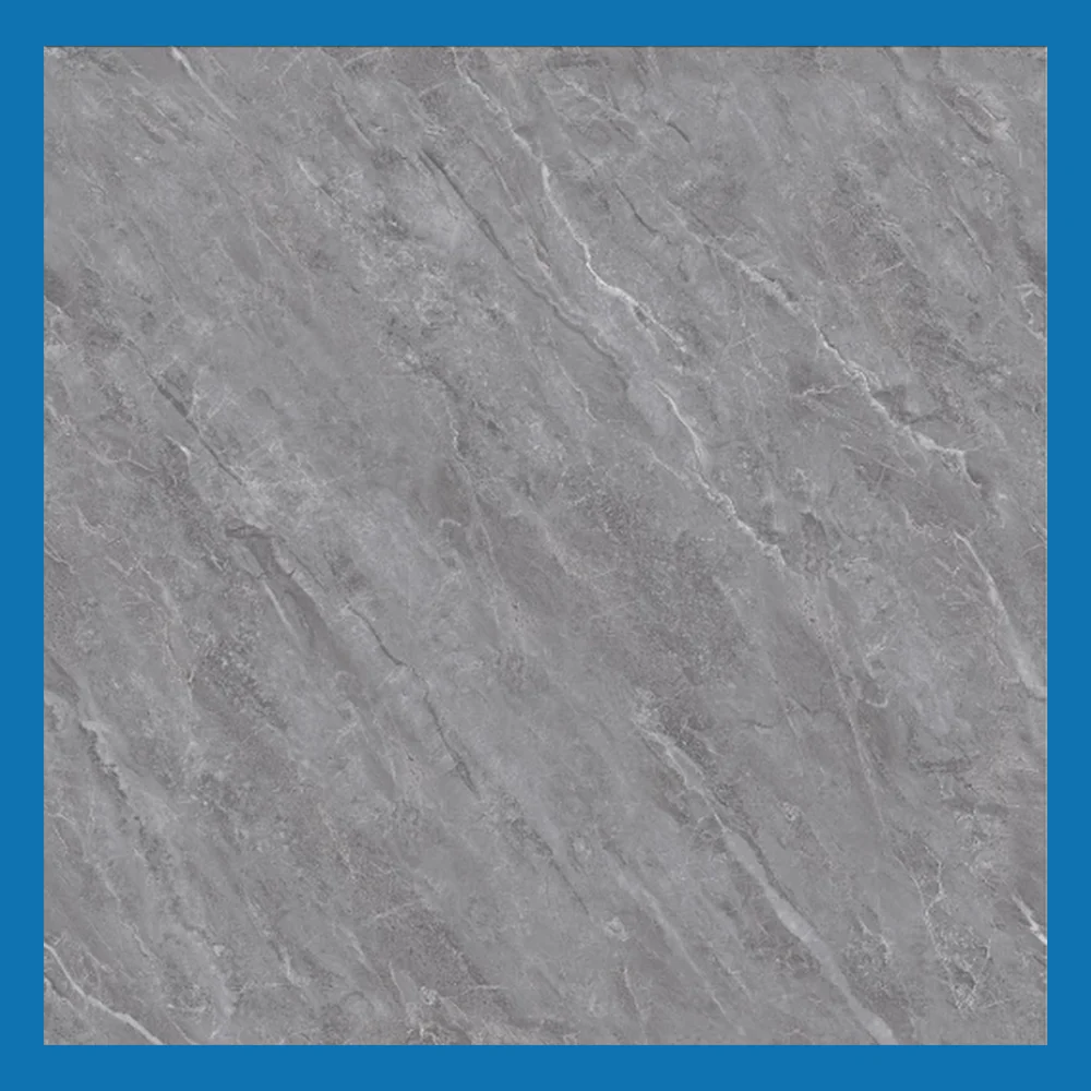 Dark Grey Glazed Polished Porcelain Tile