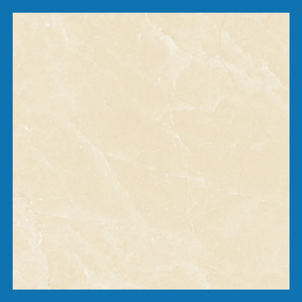Medium Ivory Glazed Polished Tile 600x600mm A-Grade