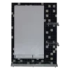 Black And Tourch Of Light Grey Mirror Bathroom 60*80Mm | Mir3203