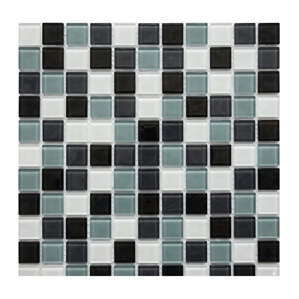 Modern Mosaic Tile – Blue And Black