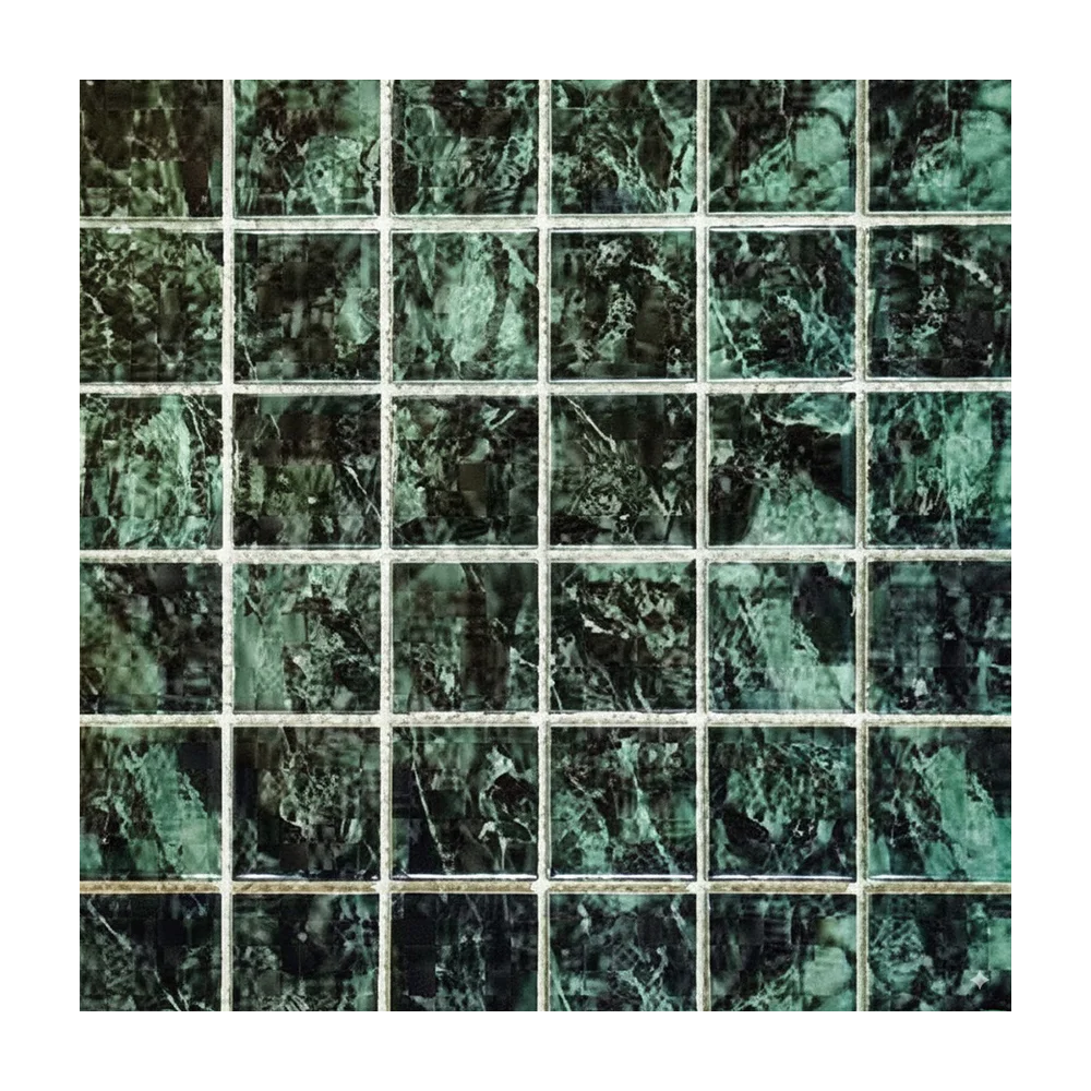 Luxury Green Marble Effect Tile