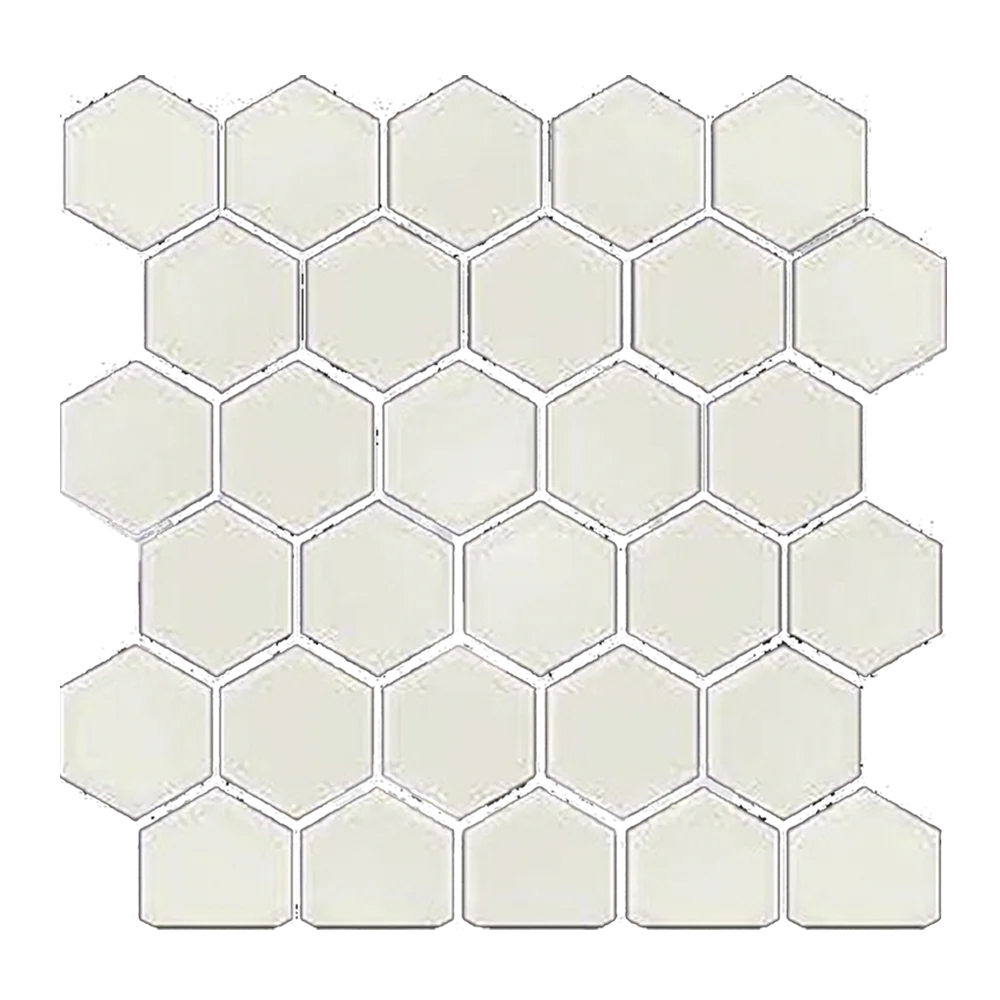 Premium White Mosaic Porcelain Tiles 282x271mm