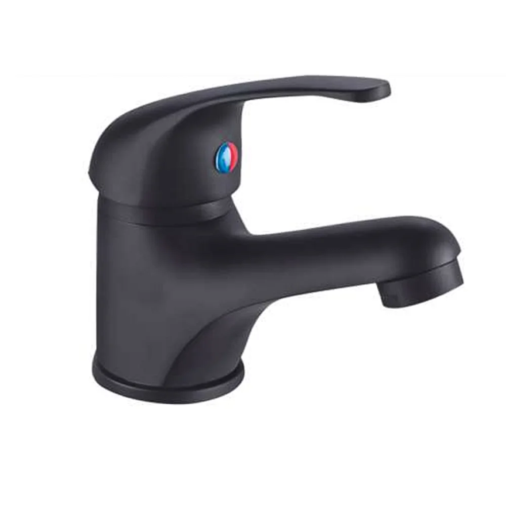 Modern Black Basin Mixer | Tap25