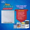 Ivory Fossil Grey Porcelain Tiles