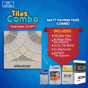 Matt Finish Modular Paving Tiles