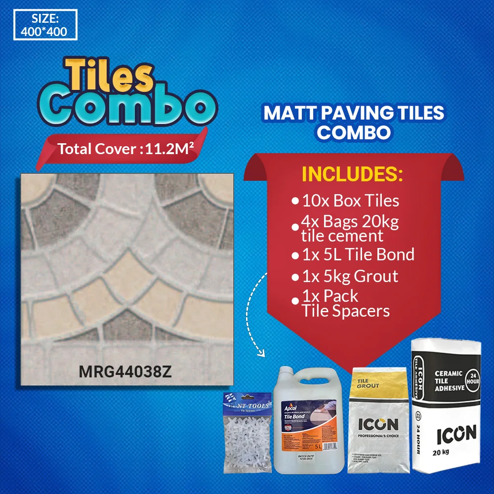 Matt Finish Modular Paving Tiles