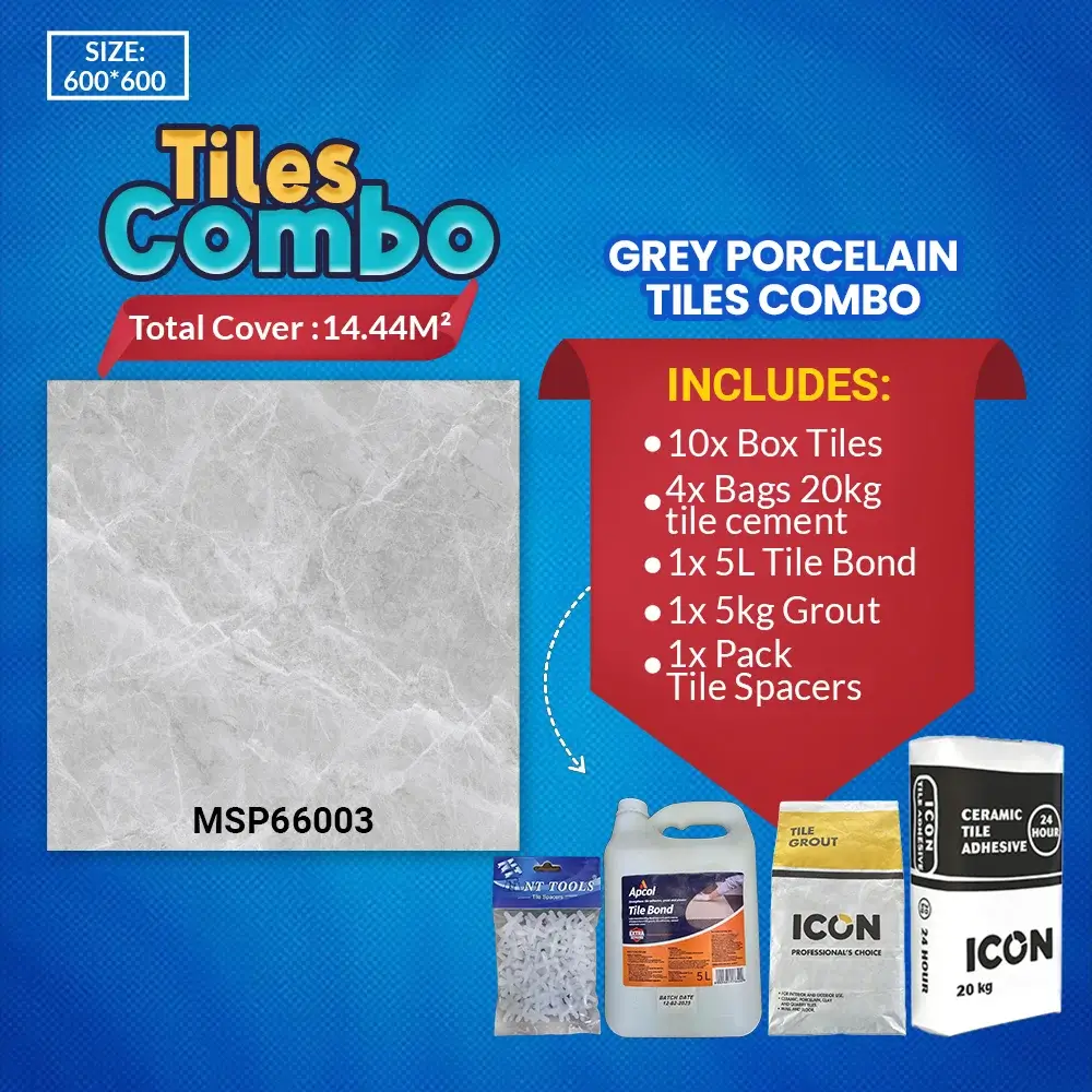 Floor Tile Combo Cloudy Grey