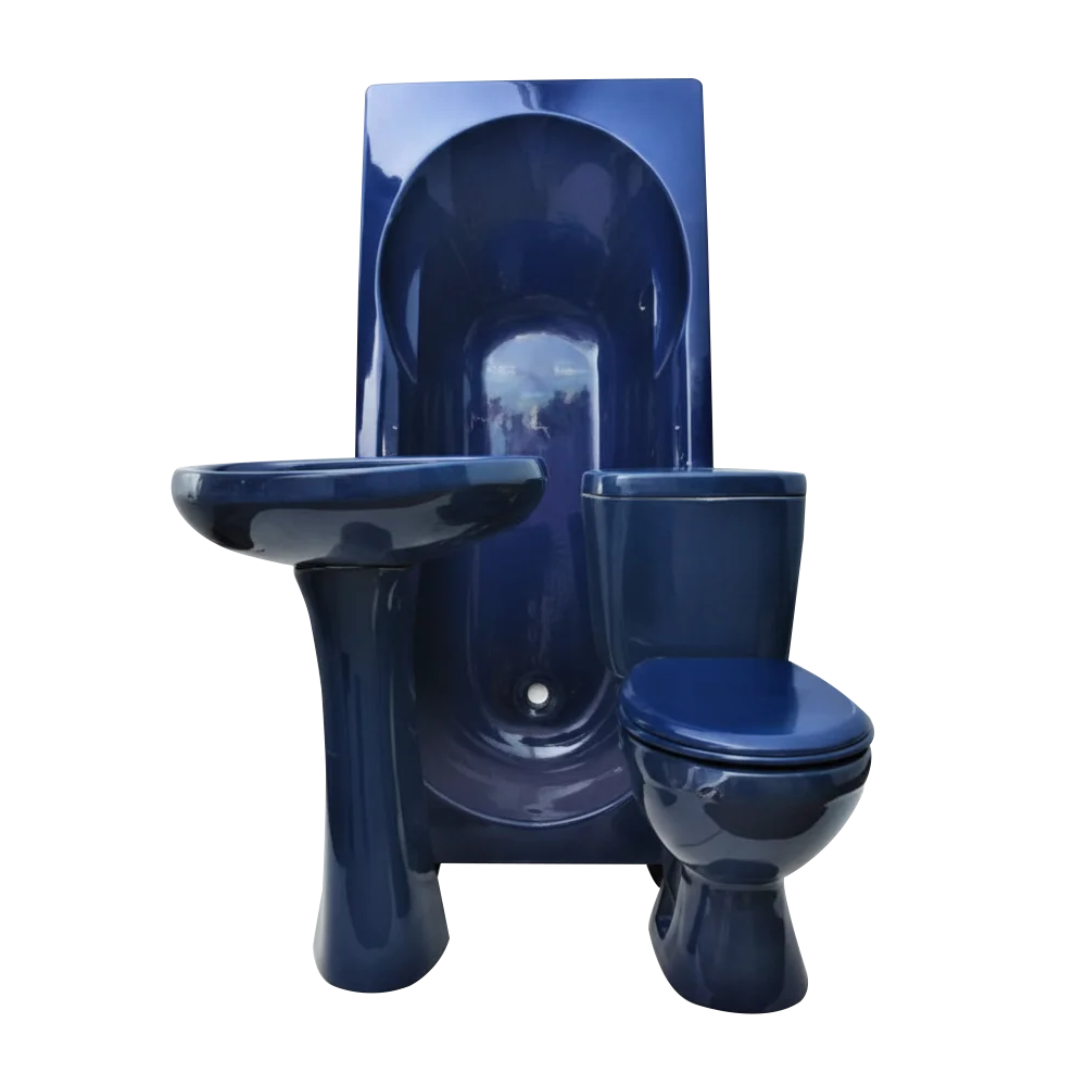 Deep Blue 7-Piece Bathroom Set