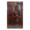 Metal entry door with sidelights