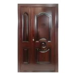 Metal entry door with sidelights